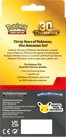 Pokemon Mega Evolution ME30: 30th Celebration Knockout Collection