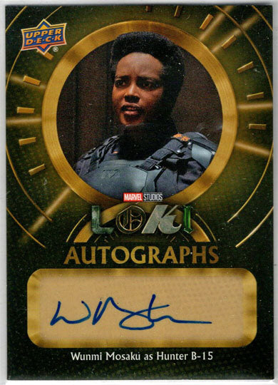 2023 Upper Deck Marvel Loki LA-MO Wunmi Mosaku Autograph Card