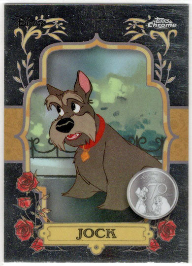 2025 Topps Chrome Disney Lady and Tramp 70th Anniversary Insert Card LT-6 Jock