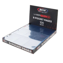 BCW LaserWeld® 9-Pocket Page 100 CT. Box