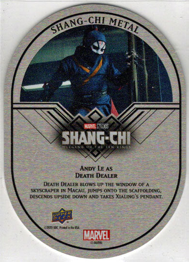 2023 Upper Deck Marvel Shang-Chi Metal Card Andy Le as Death Dealer
