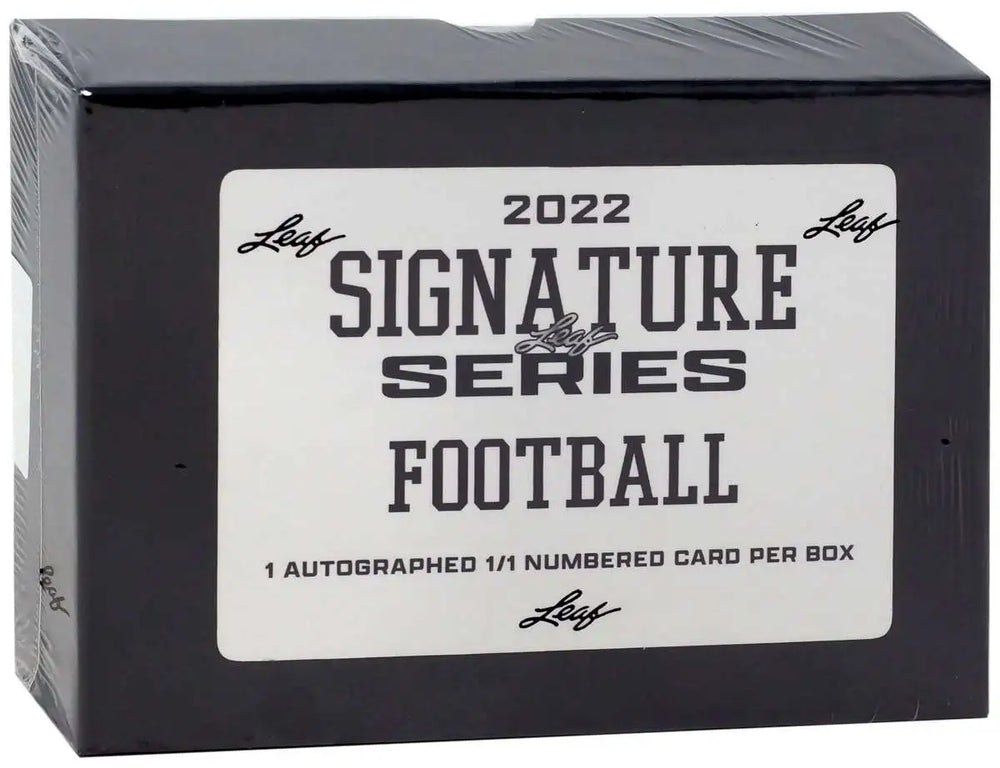 Leaf 2022 Signature Series Football 1/1 Card Box