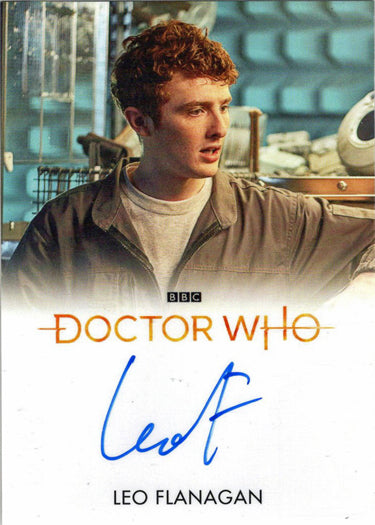 2022 Doctor Who Series 11 & 12 Leo Flanagan Full Bleed Autograph Card