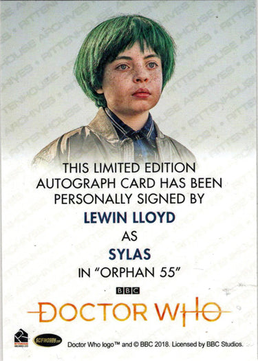 2022 Doctor Who Series 11 & 12 Lewin Lloyd Full Bleed Autograph Card