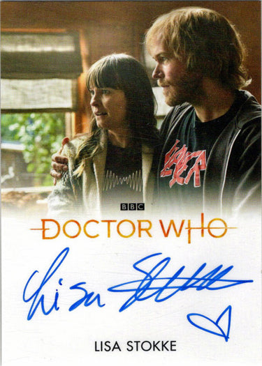 2022 Doctor Who Series 11 & 12 Lisa Stokke Full Bleed Autograph Card