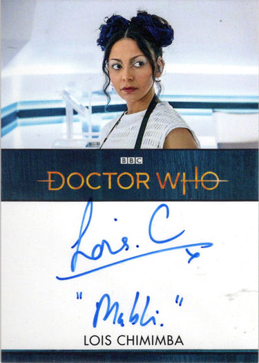 2022 Doctor Who Series 11 & 12 Lois Chimimba Autograph Inscription Card #2