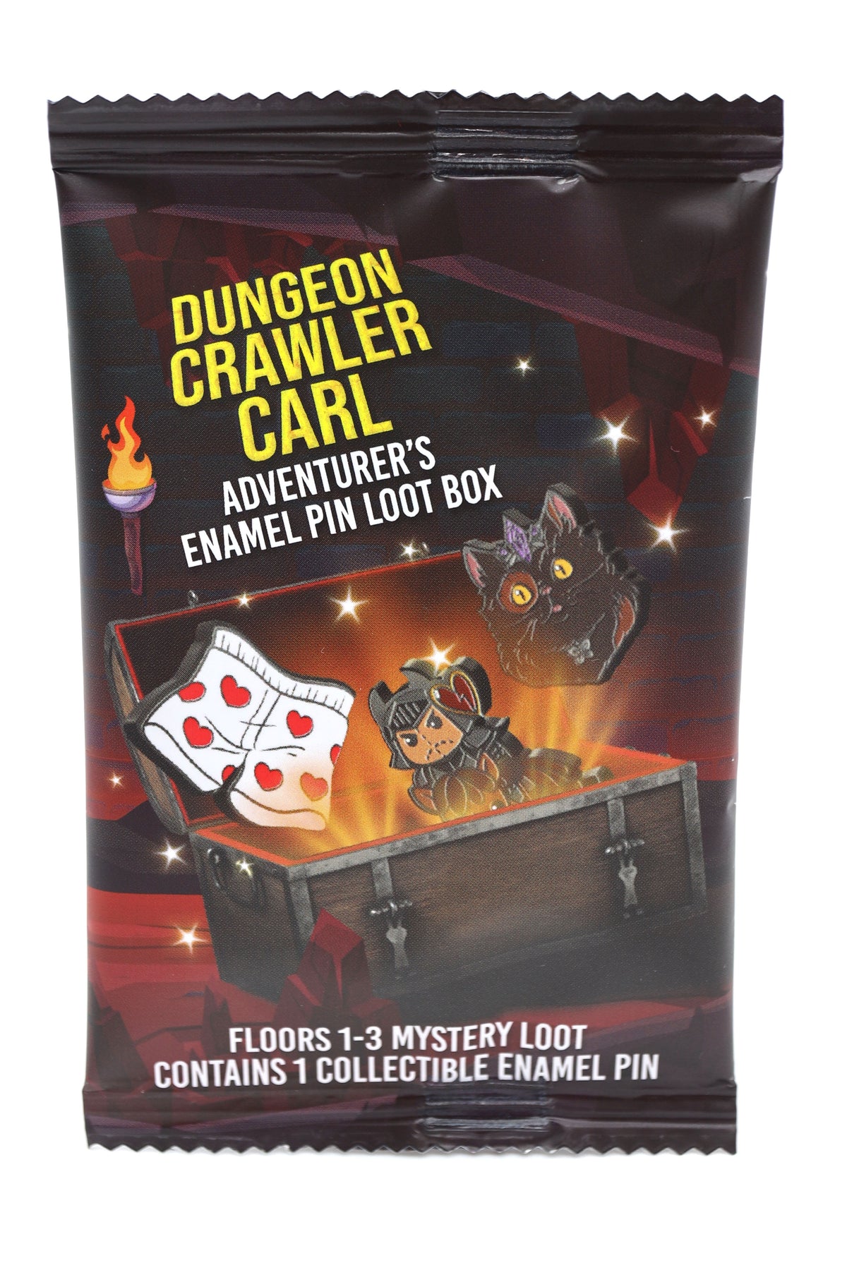 Foam Brain Mystery Loot: Dungeon Crawler Carl Adventurer's Enamel Loot Box - Floors 1-3