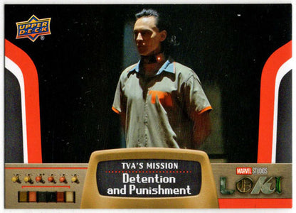 2023 Upper Deck Marvel Loki TVA's Mission Insert Card M-2 Detention and...