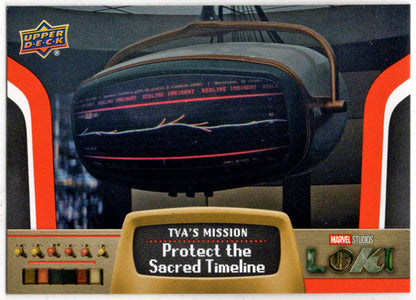 2023 Upper Deck Marvel Loki TVA's Mission Insert Card M-5 Protect the Sacred...