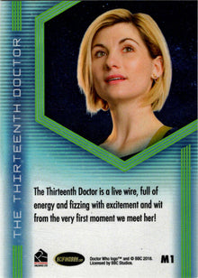2022 Doctor Who Series 11 & 12 Character Mirror Insert Card M1 Thirteenth Doctor