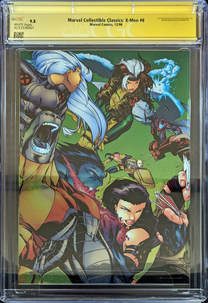 Marvel Collectible Classics #6 (X-Men #1 Chrome) CGC 9.8 Signed by Chris Claremont