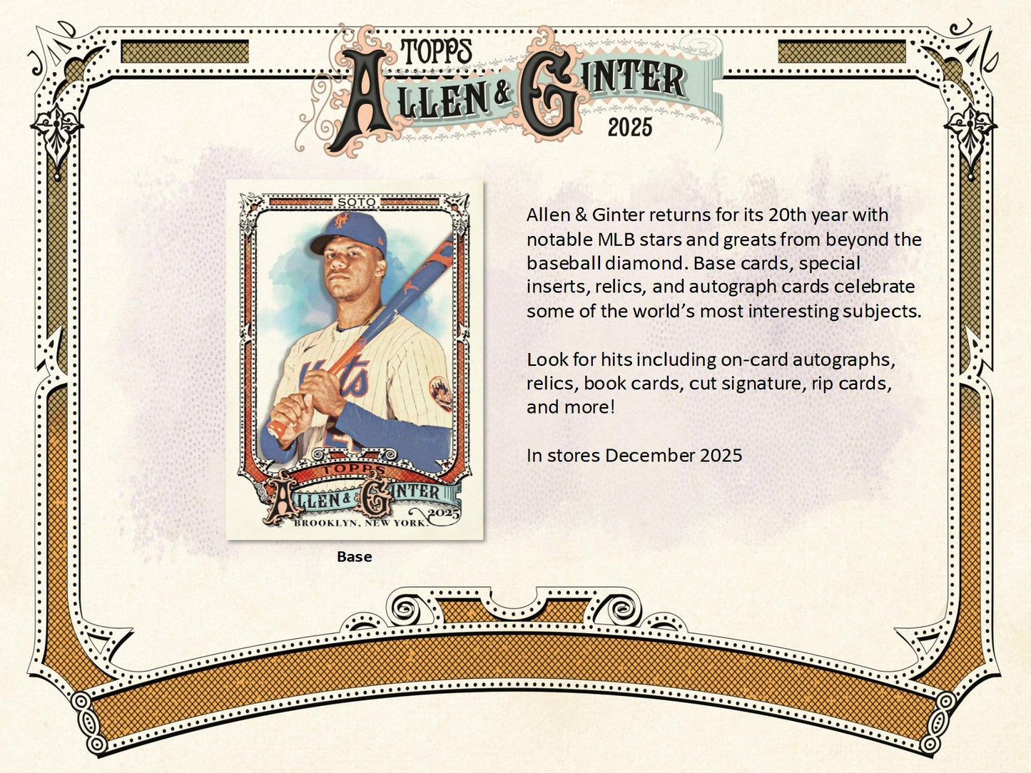 2025 Topps Allen & Ginter Baseball Value Box