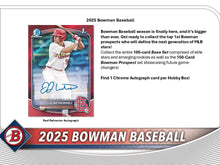 2025 Topps Bowman Baseball Hobby Box