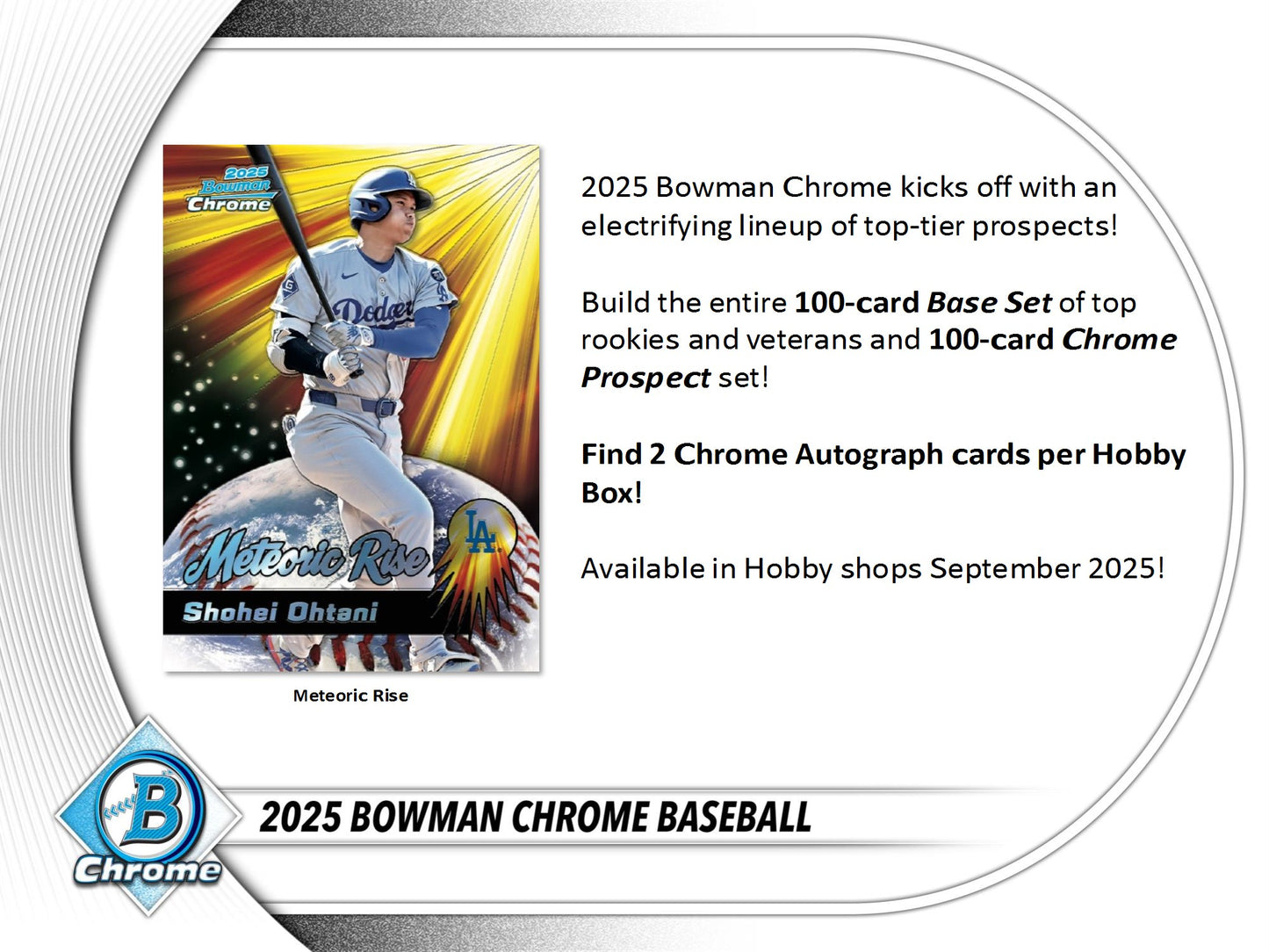 2025 Topps Bowman Chrome Baseball Hobby Box