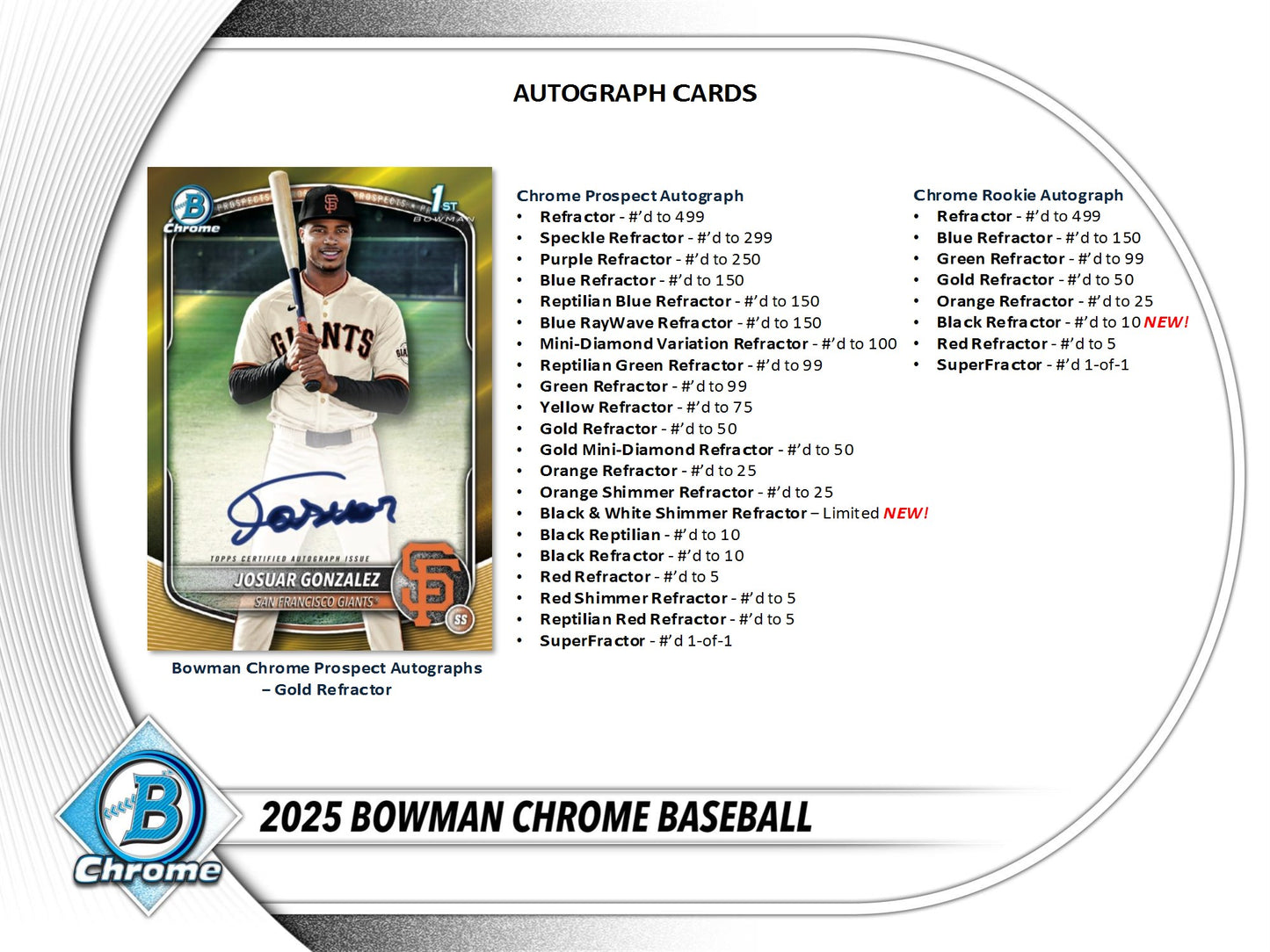 2025 Topps Bowman Chrome Baseball Hobby Box