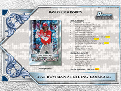 2024 Topps Bowman Sterling Baseball Hobby Box