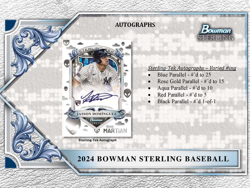 2024 Topps Bowman Sterling Baseball Hobby Box