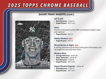 2025 Topps Chrome Baseball Value Blaster Box
