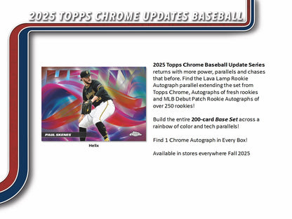 2025 Topps Chrome Update Baseball Hobby Box