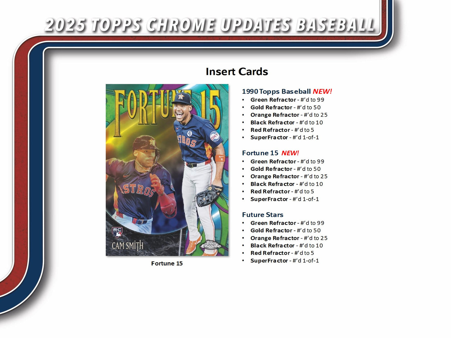 2025 Topps Chrome Update Baseball Value Box