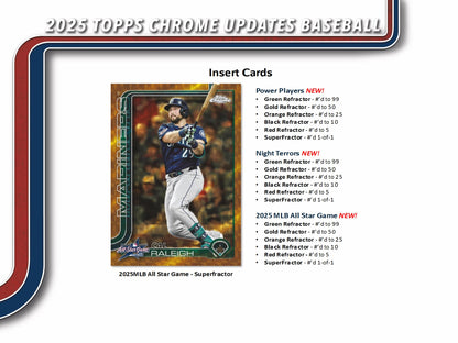 2025 Topps Chrome Update Baseball Value Box