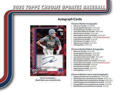 2025 Topps Chrome Update Baseball Value Box
