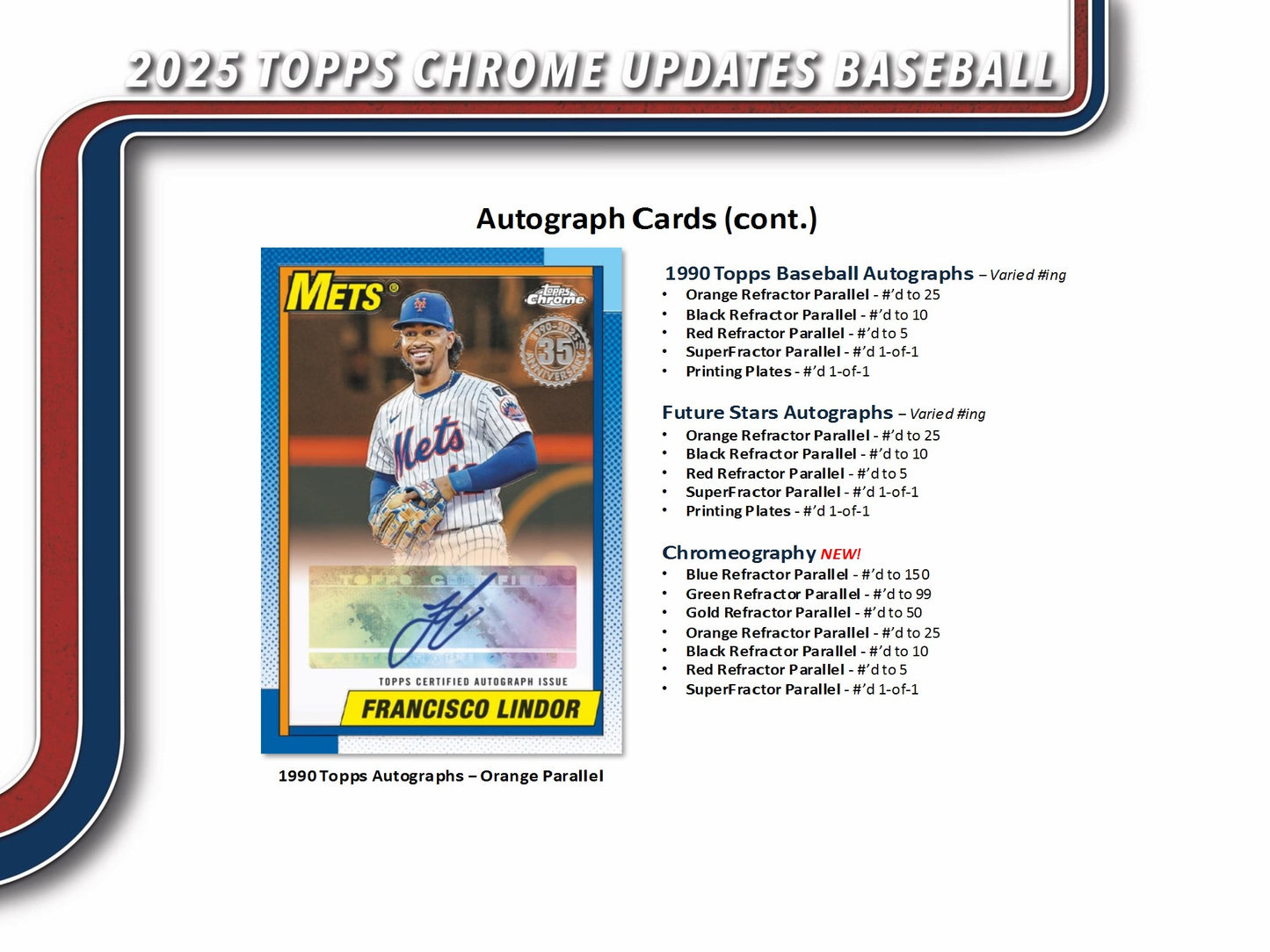 2025 Topps Chrome Update Baseball Value Box