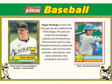 2025 Topps Heritage Baseball Value Blaster Box