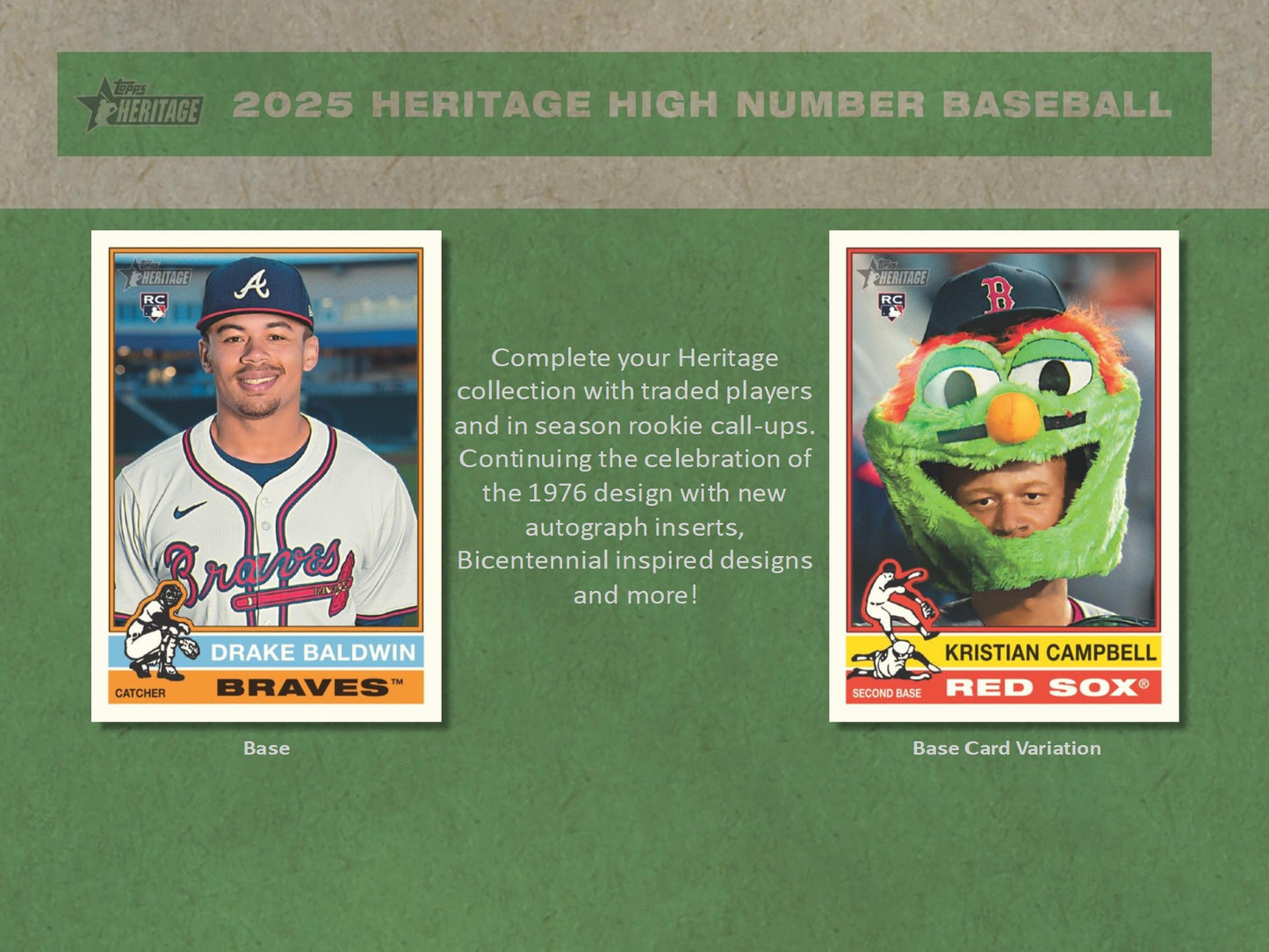 2025 Topps Heritage High Number Baseball Hobby Box