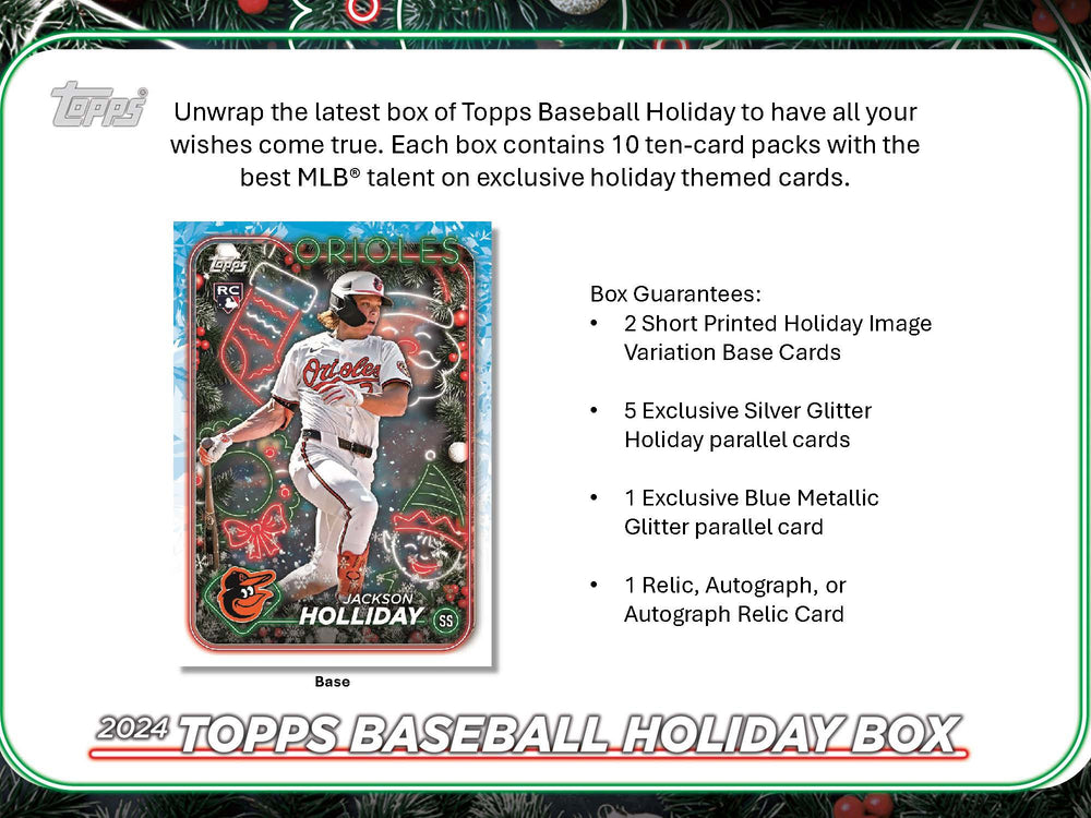 2024 Topps Baseball Holiday Mega Box  ***PRE-ORDER***