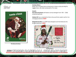 2024 Topps Baseball Holiday Mega Box  ***PRE-ORDER***