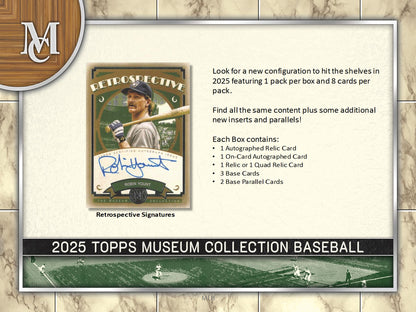 2025 Topps Museum Collection Baseball Hobby Box