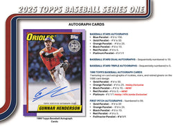 2025 Topps Series 1 Baseball Hobby Box  ***PRE-ORDER***