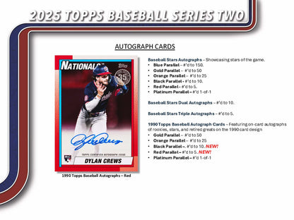 2025 Topps Series 2 Baseball Value Blaster Box