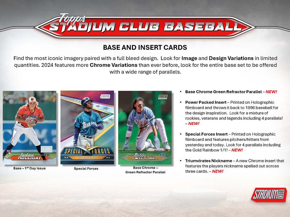 2024 Topps Stadium Club Baseball Compact Hobby Foundations Box  ***PRE-ORDER***