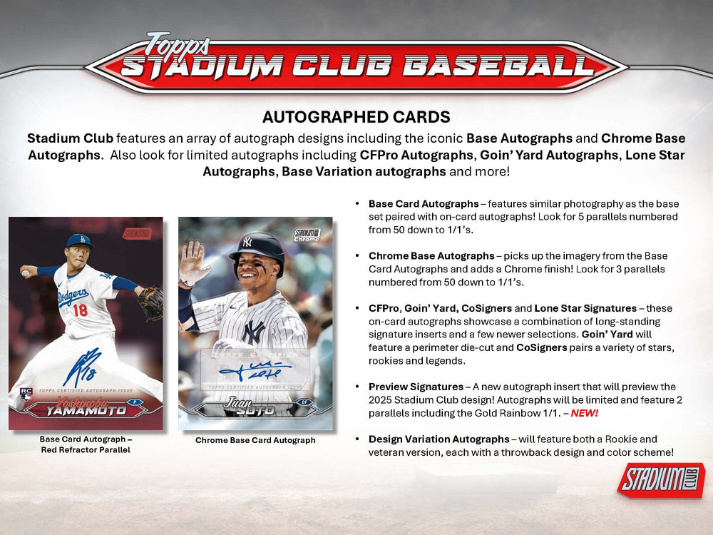 2024 Topps Stadium Club Baseball Compact Hobby Foundations Box  ***PRE-ORDER***