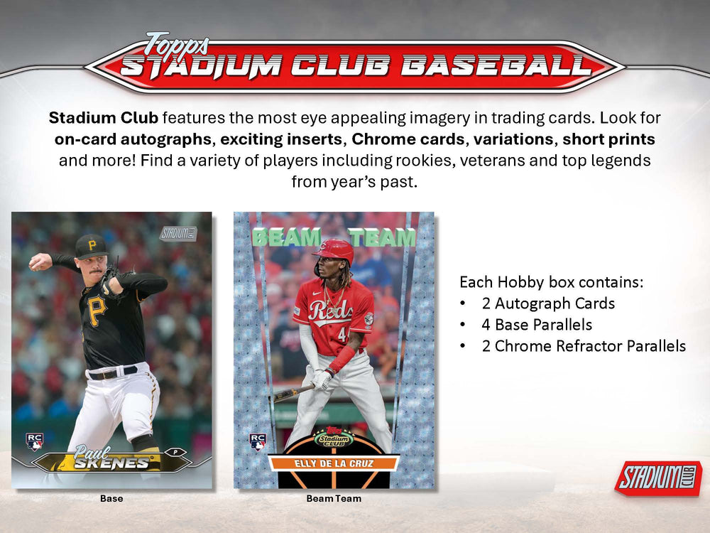 2024 Topps Stadium Club Baseball Hobby Box  ***PRE-ORDER***