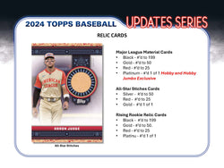 2024 Topps Update Series Baseball Hobby Jumbo Box  ***PRE-ORDER***