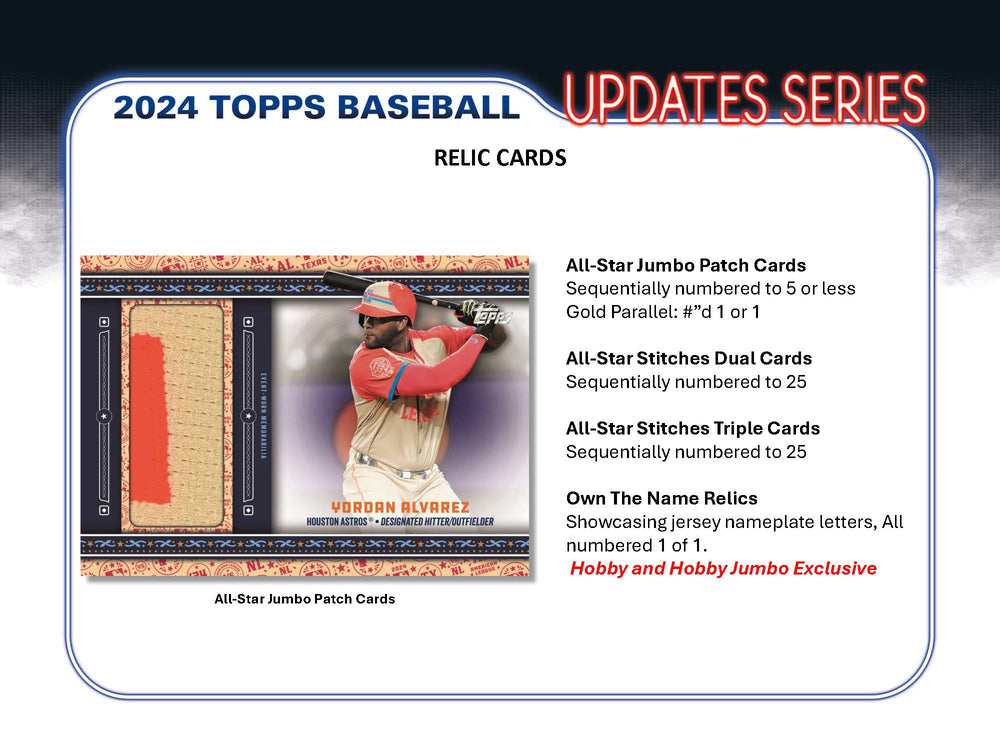 2024 Topps Update Series Baseball Hobby Box  ***PRE-ORDER***