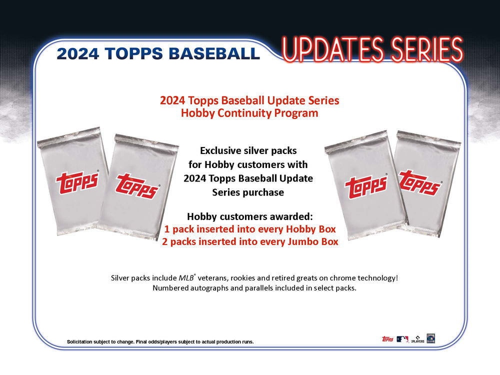 2024 Topps Update Series Baseball Hobby Box  ***PRE-ORDER***