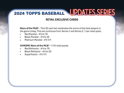 2024 Topps Update Series Baseball Value Box  ***PRE-ORDER***