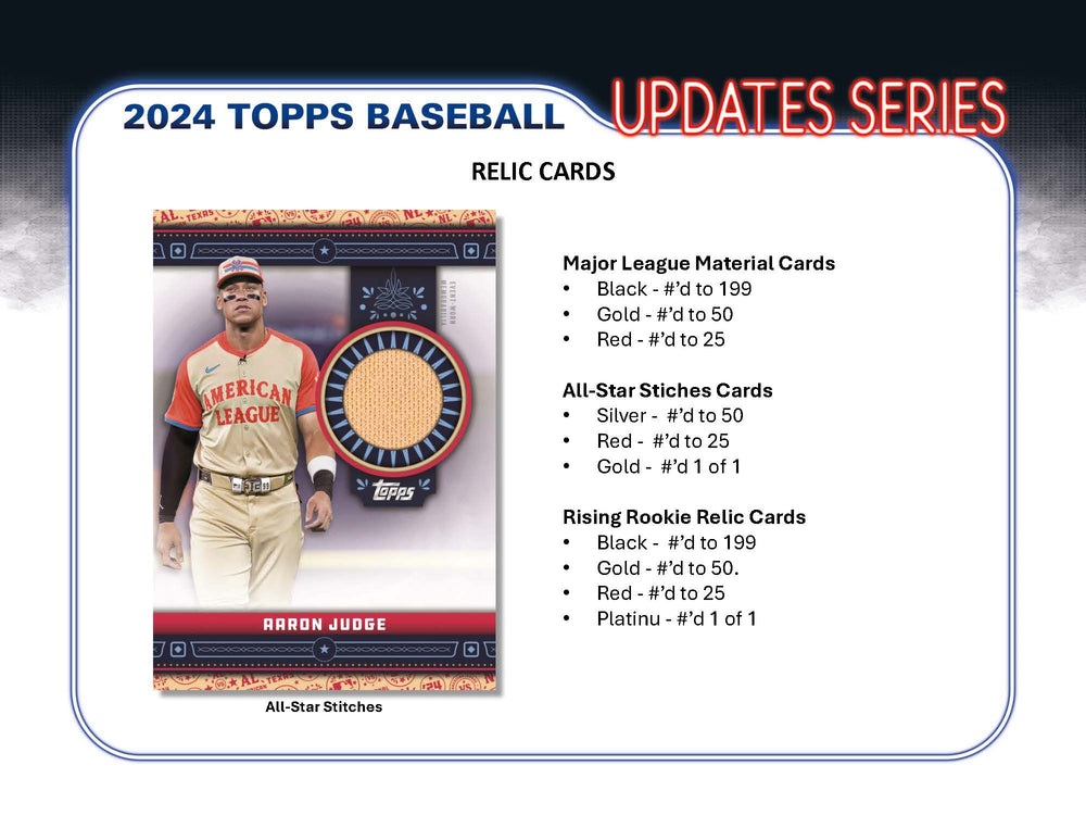 2024 Topps Update Series Baseball Value Box  ***PRE-ORDER***