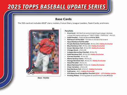 2025 Topps Update Baseball HTA Jumbo Box