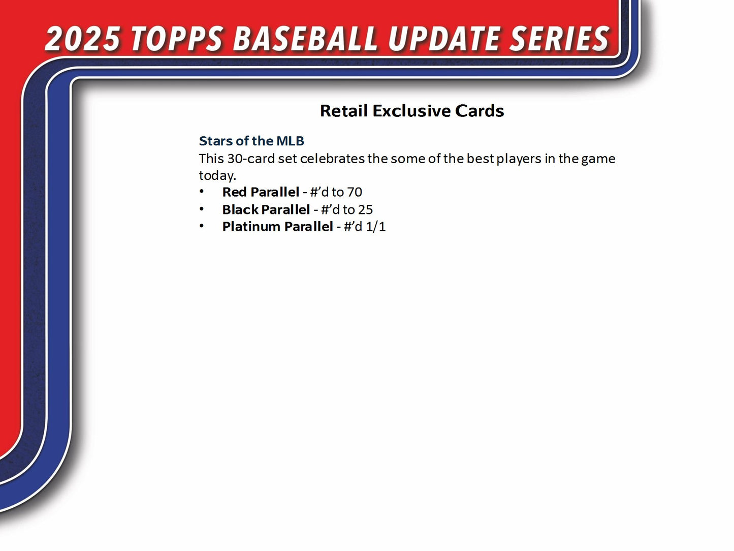 2025 Topps Update Baseball Value Blaster Box