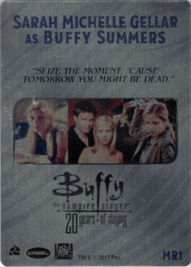 Buffy Ultimate Collectors Series 3 Metal Retrospectives Insert Card MR1 Buffy