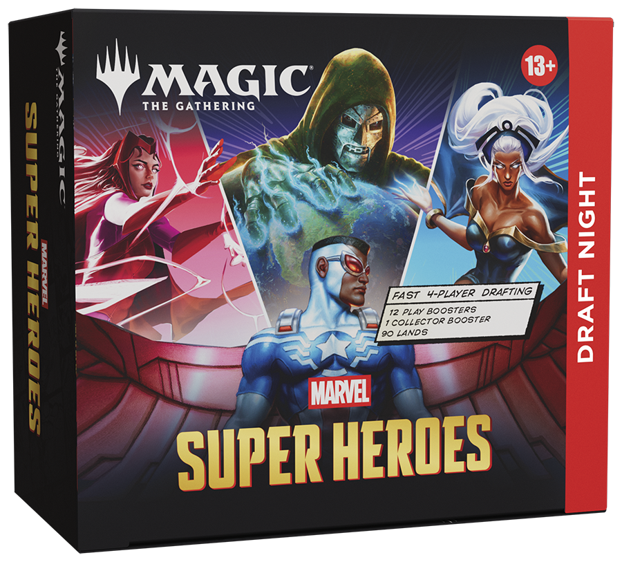 2026 Wizards Magic MTG Marvel Super Heroes Draft Night Box