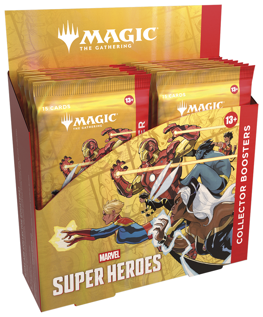 2026 Wizards Magic MTG Marvel Super Heroes Collector Booster Display Box