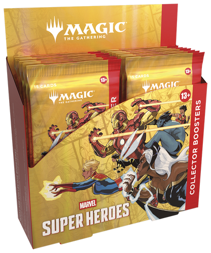 2026 Wizards Magic MTG Marvel Super Heroes Collector Booster Display Box