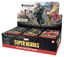 2026 Wizards Magic MTG Marvel Super Heroes Play Booster Display Box