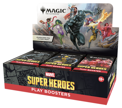 2026 Wizards Magic MTG Marvel Super Heroes Play Booster Display Box